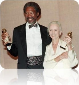 Morgan Freeman and Jessica Tand...