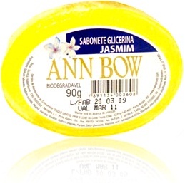 sabonete glicerina jasmim ann bow biodegradável, memphis