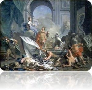 minerva, atenas, deusa, fineus, perseus, mitologia, lendas, medusa, arte, Jean Marc Nattier
