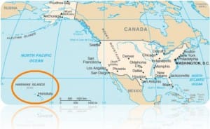 mapa dos estados unidos da america com hawaii, havaí e alaska, united states of america map
