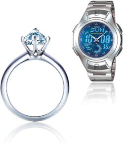 accessories acessórios anel de diamante e relógio de prata Como se diz isso em inglês? How do you say it in English?   Vestuário