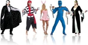fantasias de carnaval fantasma da ópera, pirata, coelhinha da playboy, power ranger e princesa fantasias 8 299x154 60 Sugestões de Fantasias de Carnaval, em Inglês Português