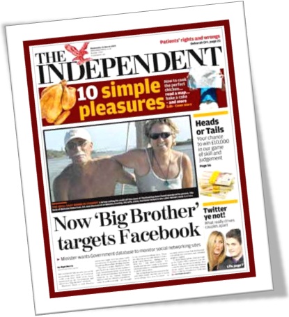 the independent now big brother targets facebook, estado fiscaliza facebook