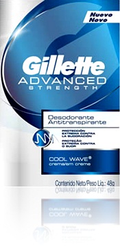 desodorante antitranspirante gillette advanced strength