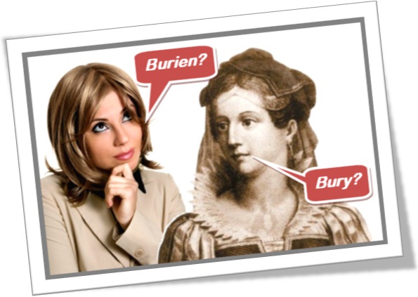 evolução da pronúncia do inglês, de burien para bury, mulher moderna, mulher medieval
