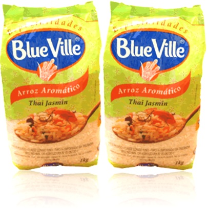 especialidades blue ville arroz aromático thai jasmin, refeição, almoço, jantar
