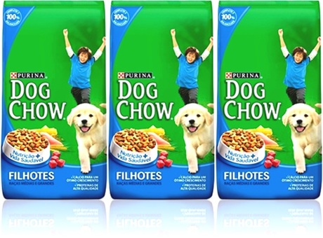 alimento ração purina dog chow filhotes comida de cachorro