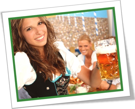 mulher alemã, caneca de cerveja, trinken, trink, oktoberfest, blumenau