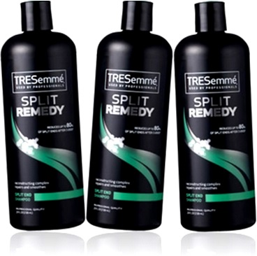 tresemmé shampoo split remedy, cabelo, tratamento
