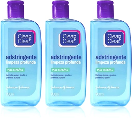 clean & clear adstringente limpeza profunda johnson & johnson, higiene pessoal
