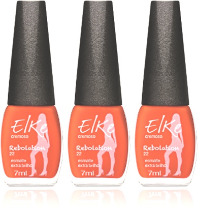 esmalte de unhas cremoso elke rebolation, brazilian english