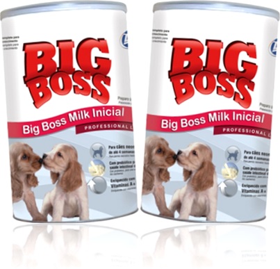 alimento para cães filhotes big boss milk inicial