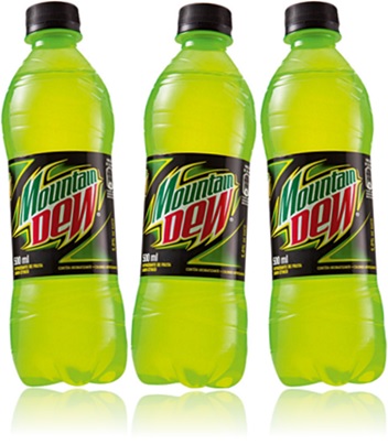 refresco, bebida, refrigerante cítrico mountain dew