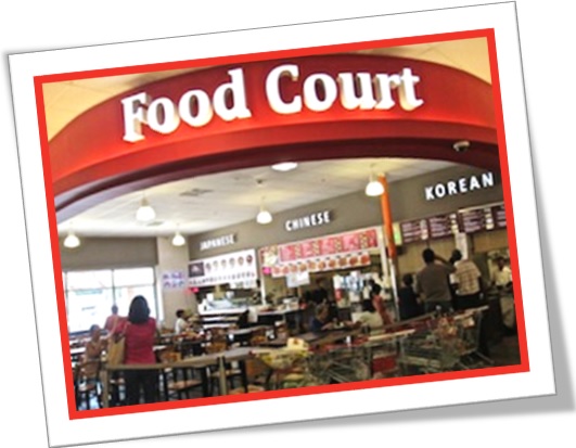 food court praça de alimentação vocabulário inglês para restaurantes
