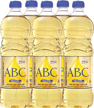 óleo de soja refinado abc de minas inco, alfabeto