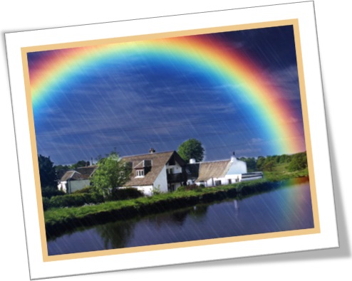arco-íris, rainbow, chuva, sol, fazenda, fenômeno da natureza, cores