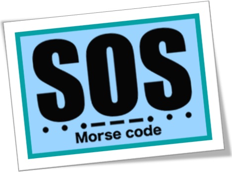 morse code, código morse, s.o.s. sos