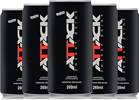 attack energy drink, bebida energética, grupo attiva