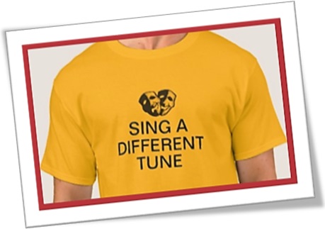 sing a different sing, camiseta, tshirt, homem