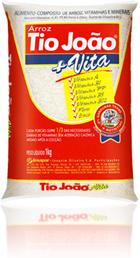 pacote de arroz parbolizado tio joão mais vitaminas e sais minerais