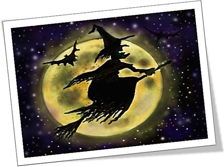 halloween symbols witch and her broom dia das bruxas símbolos feiticeira bruxa e vassoura