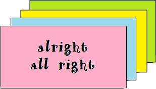 dicas de inglês diferença entre alright versus all right
