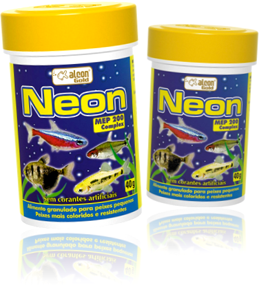 neon alcon gold alimento para peixes ornamentais