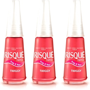 esmalte para unhas risqué twiggy pop 4 you