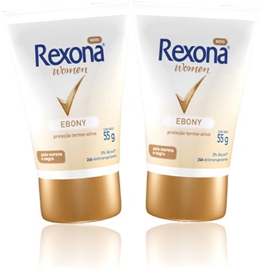 desodorante rexona women ebony para pele morena e negra