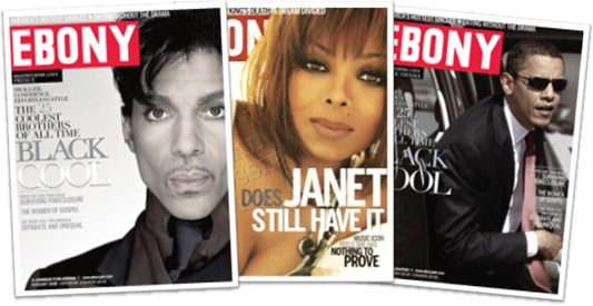 revista ebony, cantor prince, cantora janet jackson, presidente obama