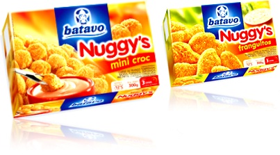 empanados de frango batavo nuggy s mini croc e franguitos lanches refeições rápidas aperitivos acompanhamentos