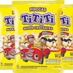 pipocas crocantes tititi, ti-tit-ti, milho, lanche, popcorn