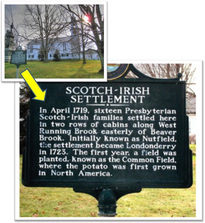 scots-irish marker, scotch-irish settlement marker
