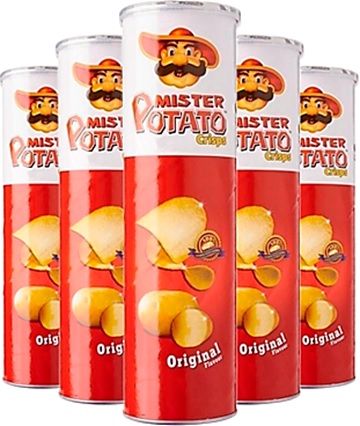 batata mister potato crisps, salgadinho de batata