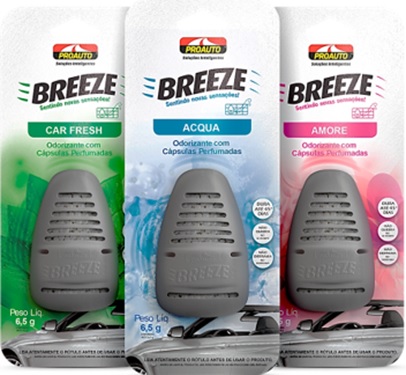 odorizante breeze car fresh, acqua, amore proauto