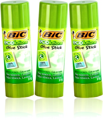 cola em bastão bic ecolutions glue stick