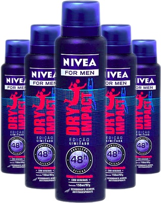 desodorante nivea for men dry impact, suor, axilas, braço