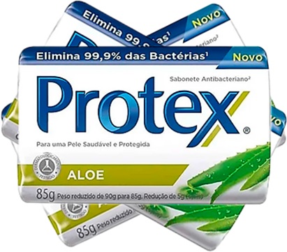 sabonete antibacteriano protex aloe, aloe vera