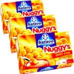 caixas, empanados de frango, nugget, batavo nuggy s mini croc