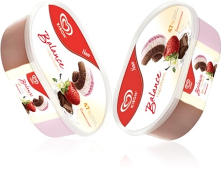 sorvete kibon balance sabor napolitano chocolate baunilha morango