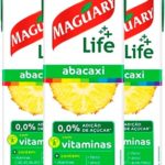 caixa suco maguary life, sabor abacaxi vitaminas sem conservantes