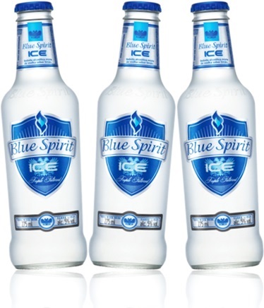 vodka blue spirit ice