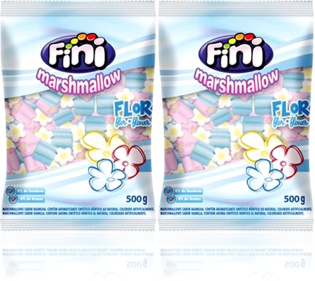 marshmallow fini flor, flower, guloseima