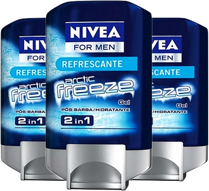 gel pós-barba hidratante nivea for men arctic freeze