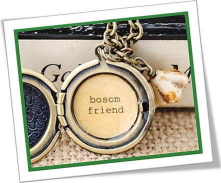 bosom friend medal, lets be bosom friends