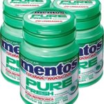 chiclete mentos goma de mascar pure fresh sem açúcar sabor menta