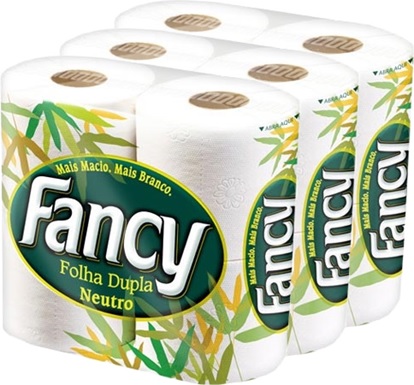 fancy papel higiênico neutro folha dupla