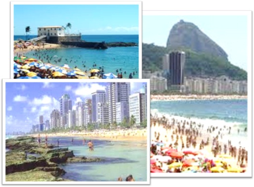 inglês, beach, praias porto da barra salvador, copacabana rio de janeiro, boa viagem recife