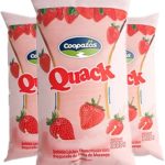 quack bebida lactea sabor morango coopatos iogurte