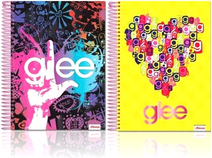 caderno universitário glee, foroni, colégio, escola, universidade, estudante